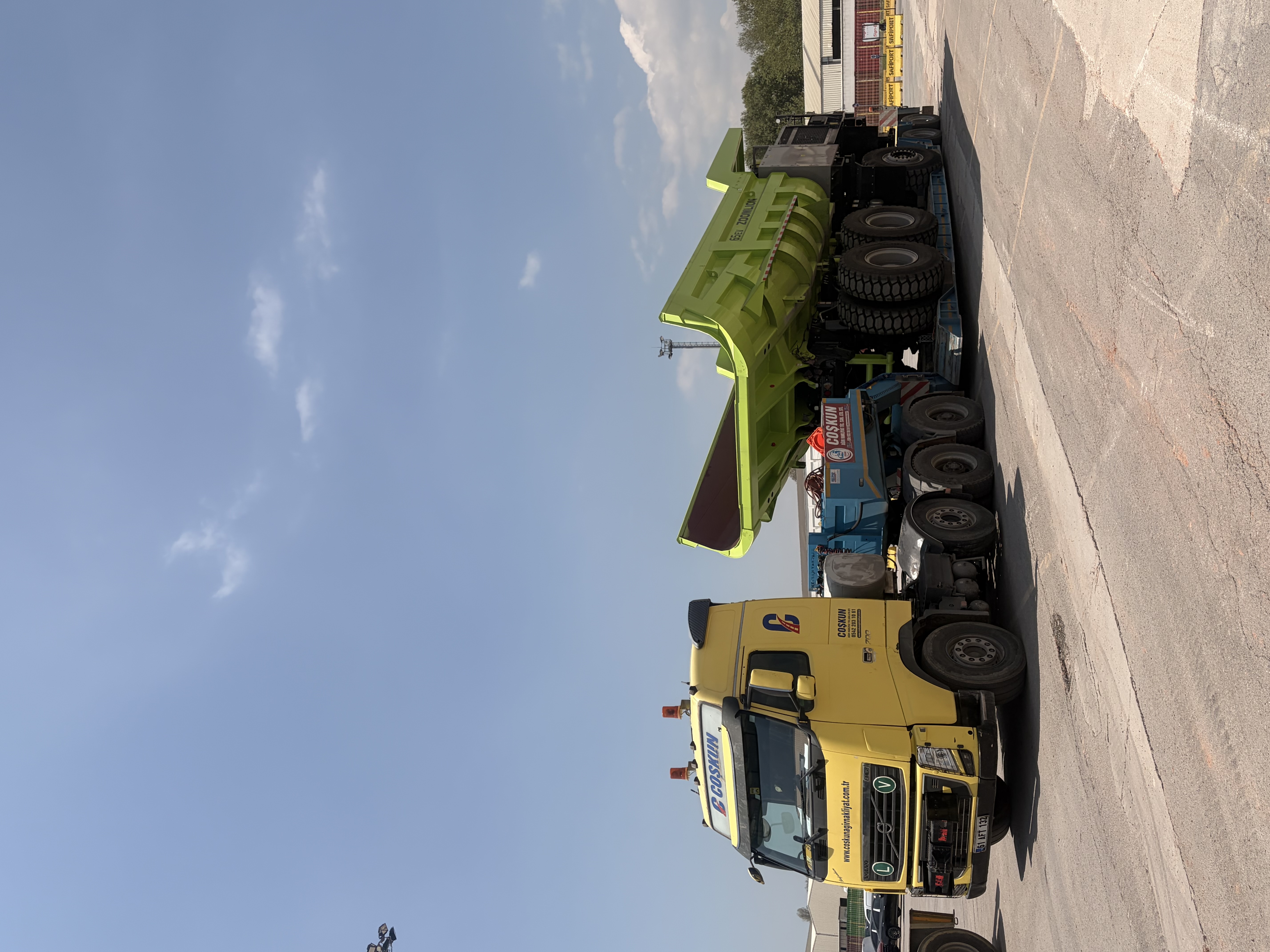 58Ton Kaya kamyonu operasyonu
