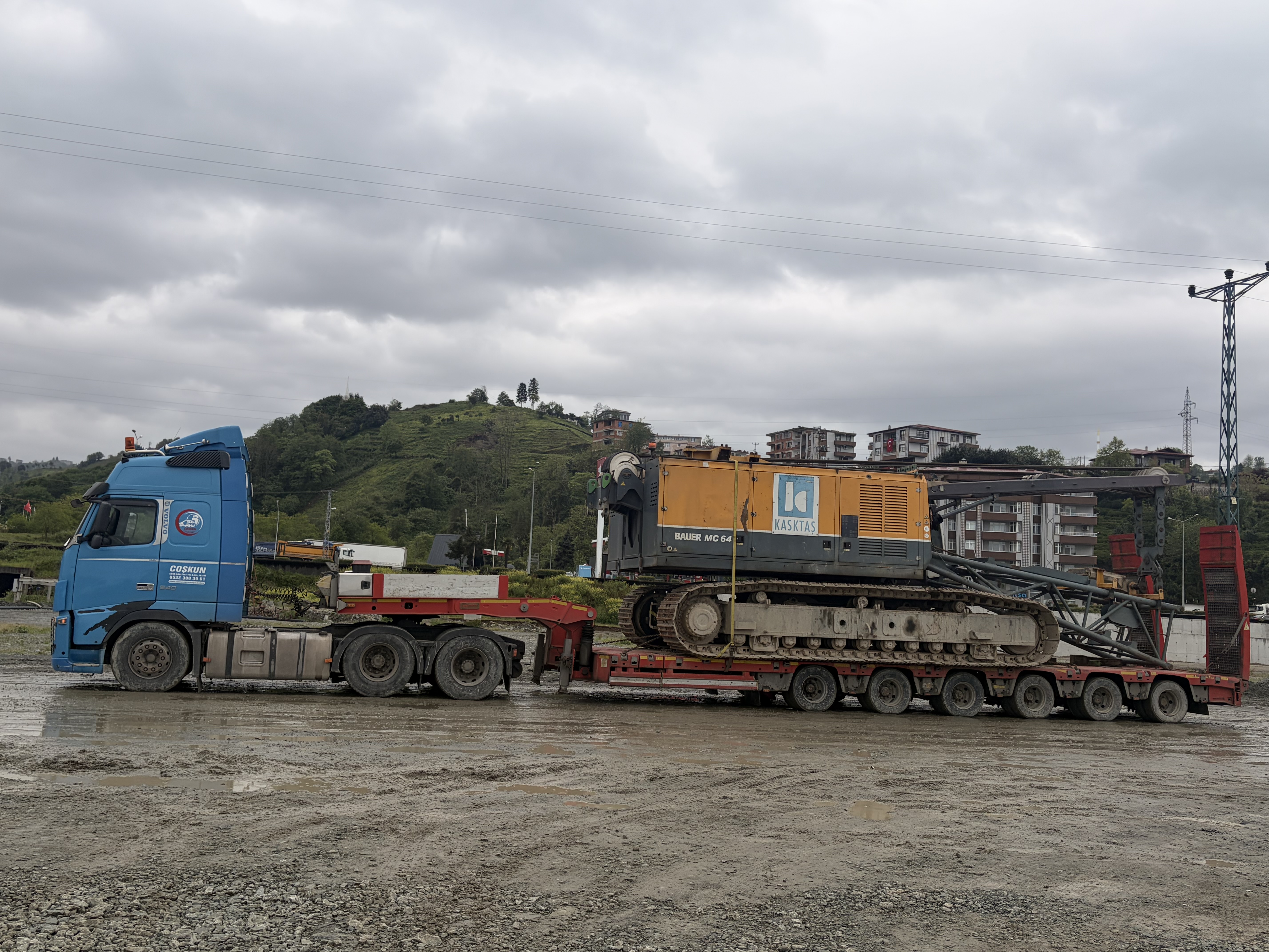 70 ton forekazık operasyonu